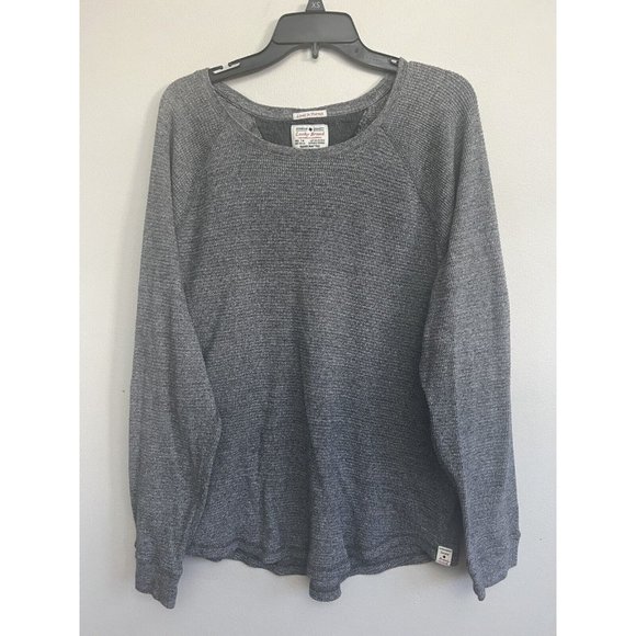 Lucky Brand Other - Lucky Brand Men Lived In Thermal Shirt Mens XXL 2XL Gray Waffle Knit Long Sleeve